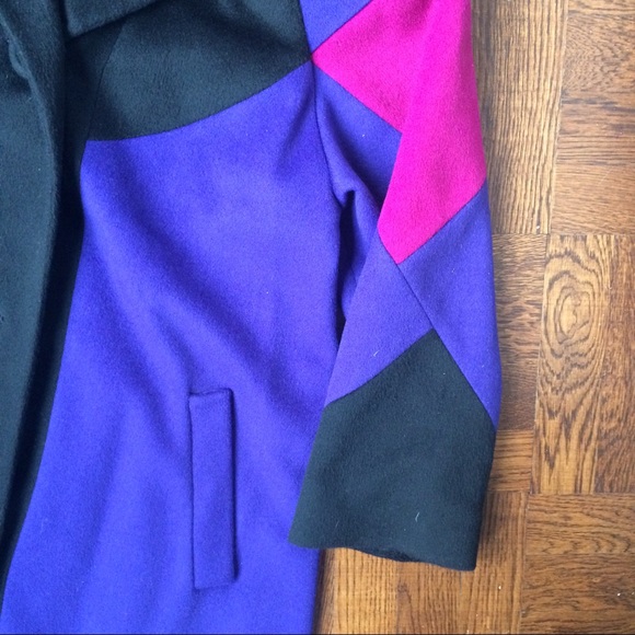 RARE Vintage Neiman Marcus Floor Length Wool Coat - Picture 4 of 8